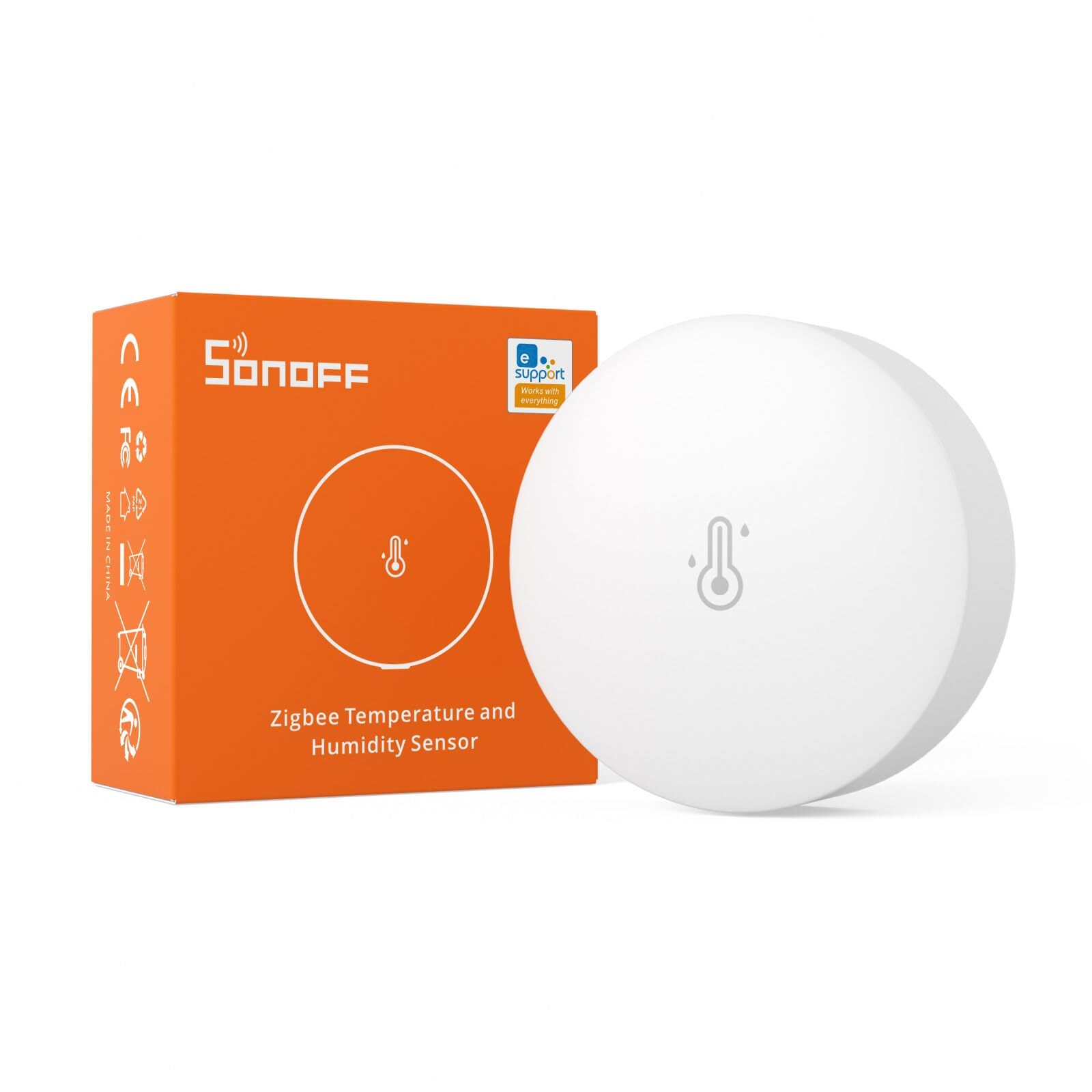 SONOFF Temperature and Humidity Sensor SNZB-02P Zigbee 3.0 Compatible ZBDongle-E