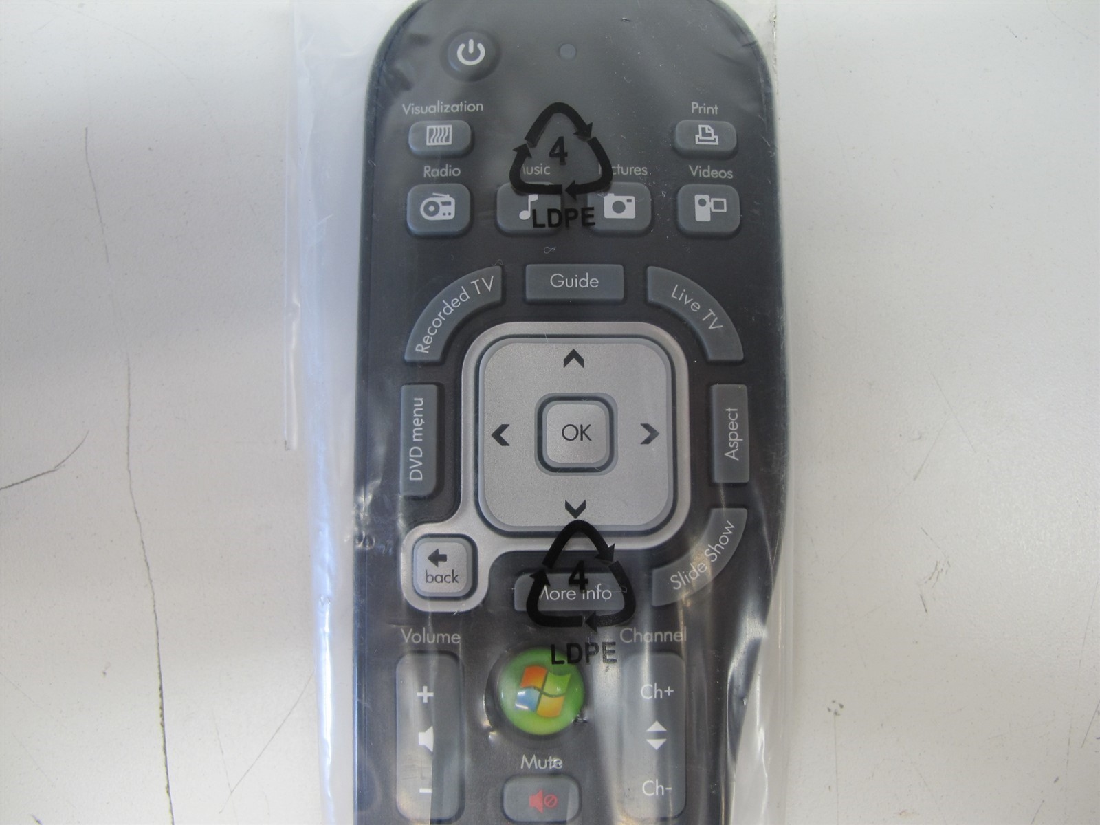 HP Windows Media Center Remote Control 5070-2583