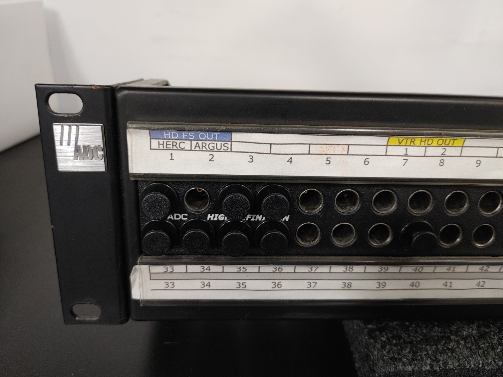 ADC Pro Patch PP2232RS-MVJT-BK High Definition Patch Panel Patchbay