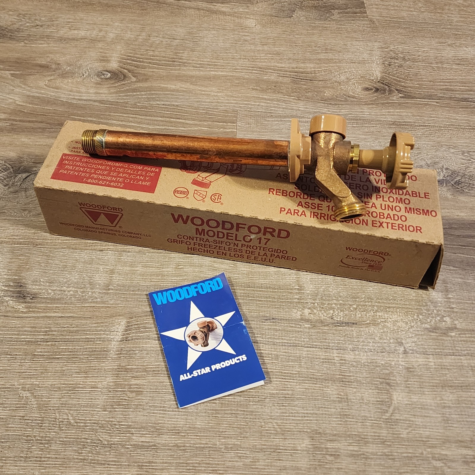Woodford Freezeless Wall Faucet 17CP-6-MH Model 17