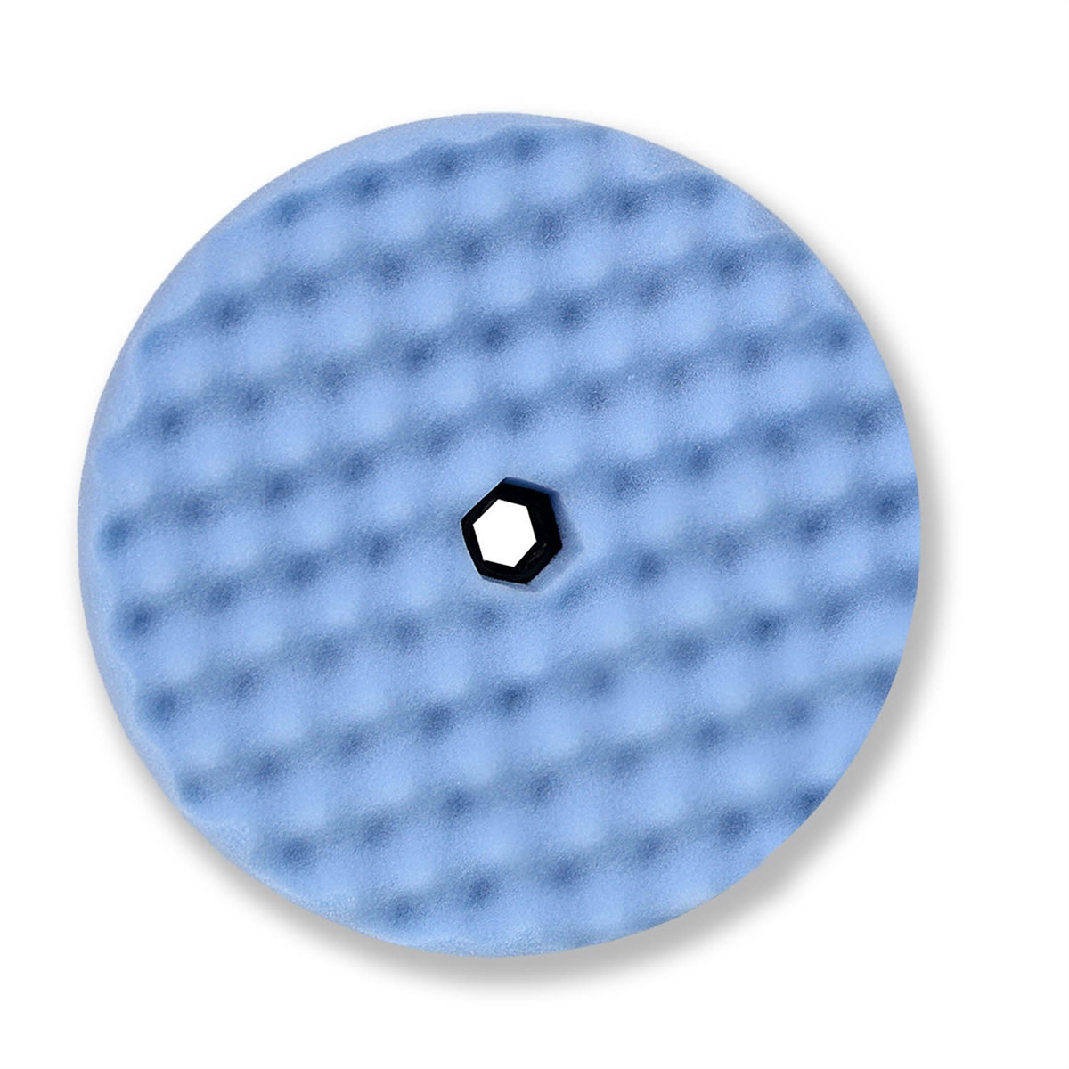 3M 05708 Ultrafine Foam Polishing Pad 8 Inch Waffle Face Blue