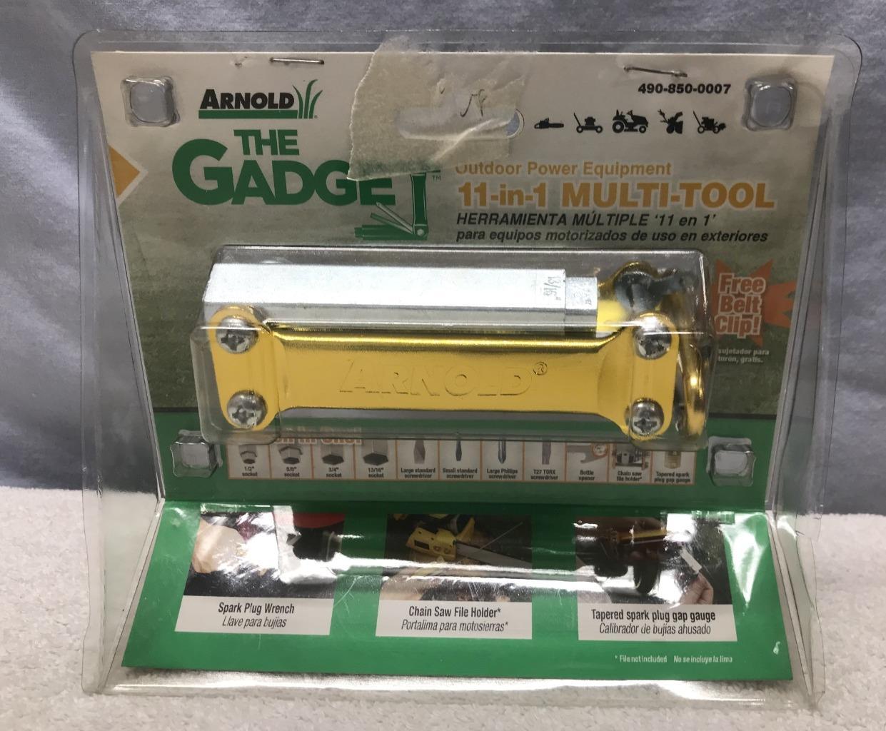 Arnold THE GADGET Outdoor Power Equipment 11-in-1 MULTI-TOOL w/ Belt Clip