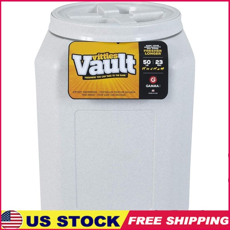 Airtight Pet Food Container W/ Moisture Control Dog Cat Birdseed Storage New