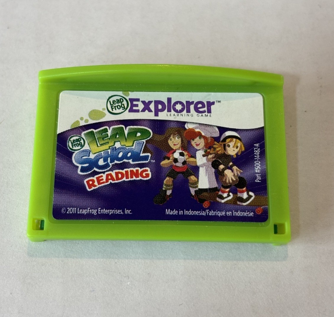 LEAPFROG EXPLORER LEAPPAD GAME CARTRIDGE ONLY - LEAP SCHOOL READING