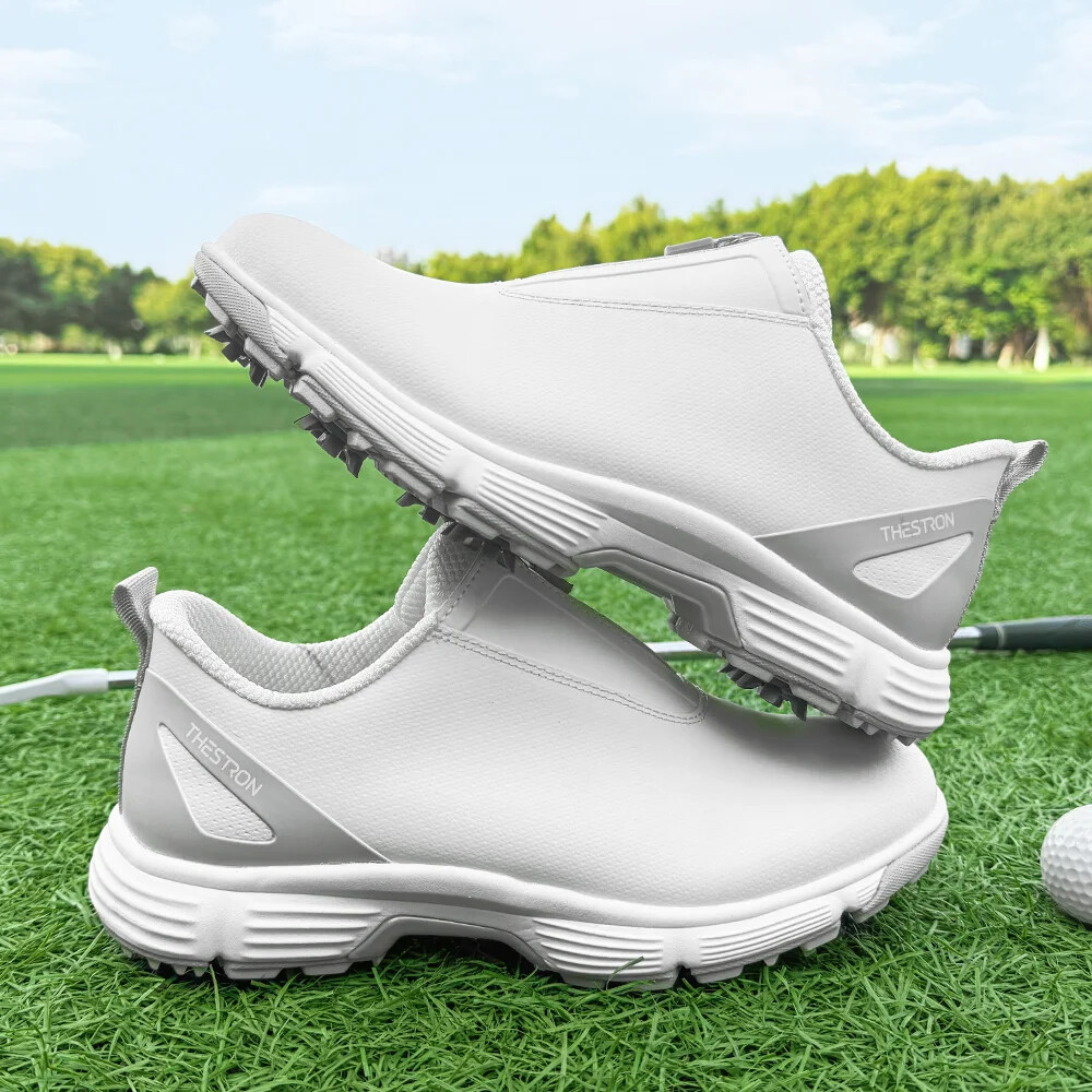 Outdoor Waterproof Golf Shoes Men's Spikes Golf Gym Comfortable Flats Sneakers