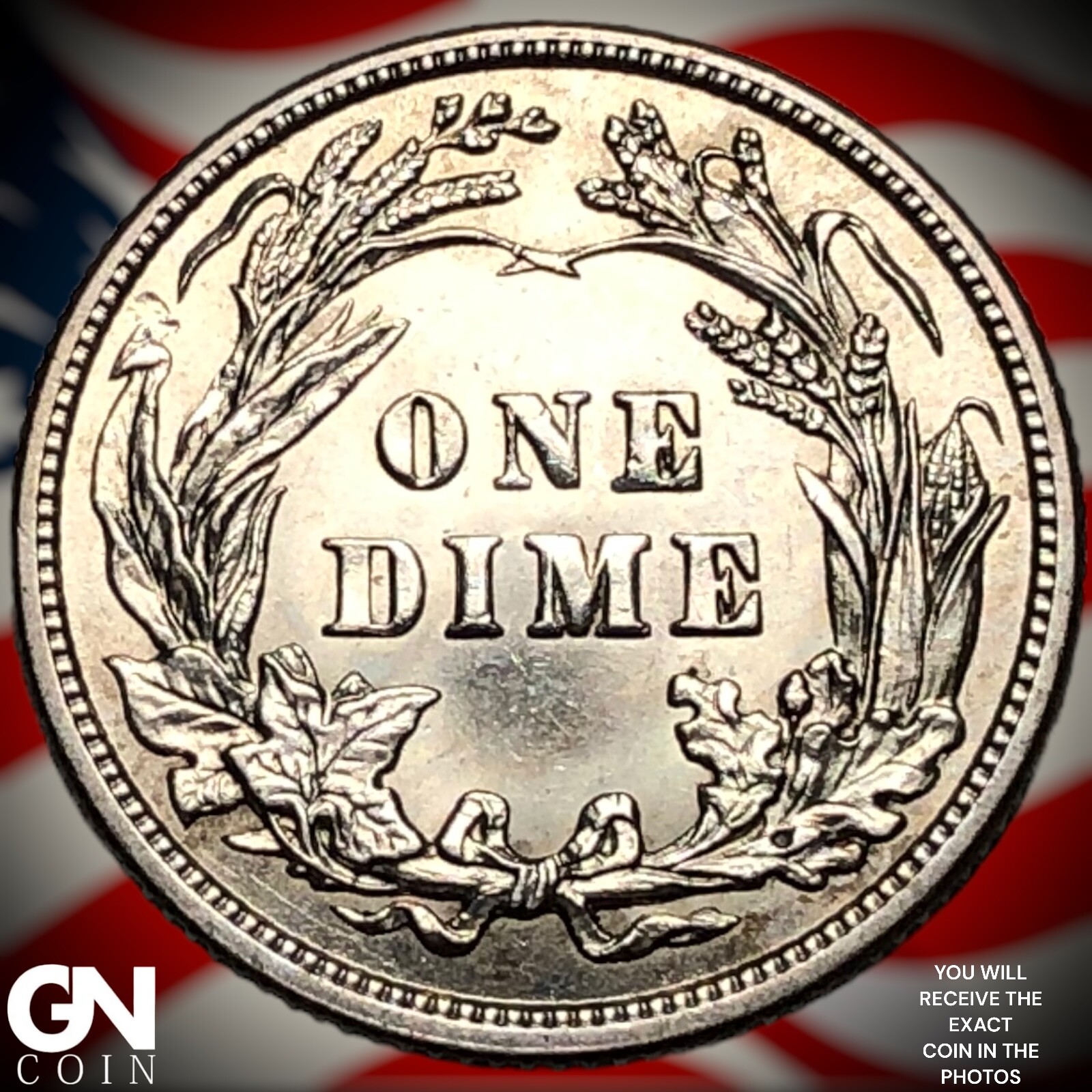 1912 P Barber Dime Y1688
