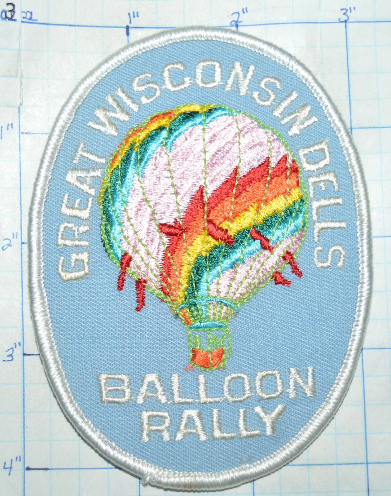 GREAT WISCONSIN DELLS BALLOON RALLY SOUVENIR PATCH