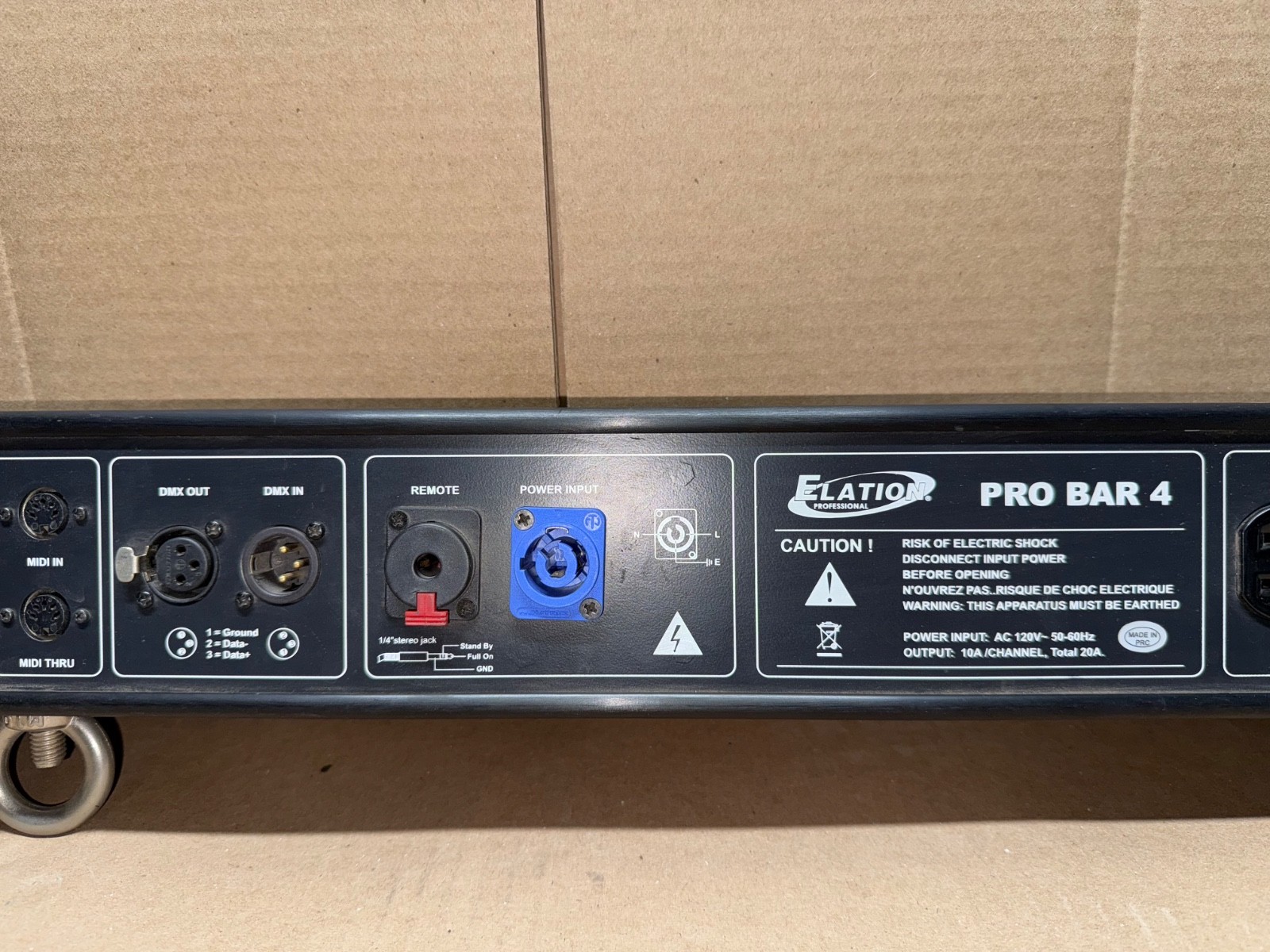 ELATION PRO BAR 4, 4-CHANNEL DMX BAR