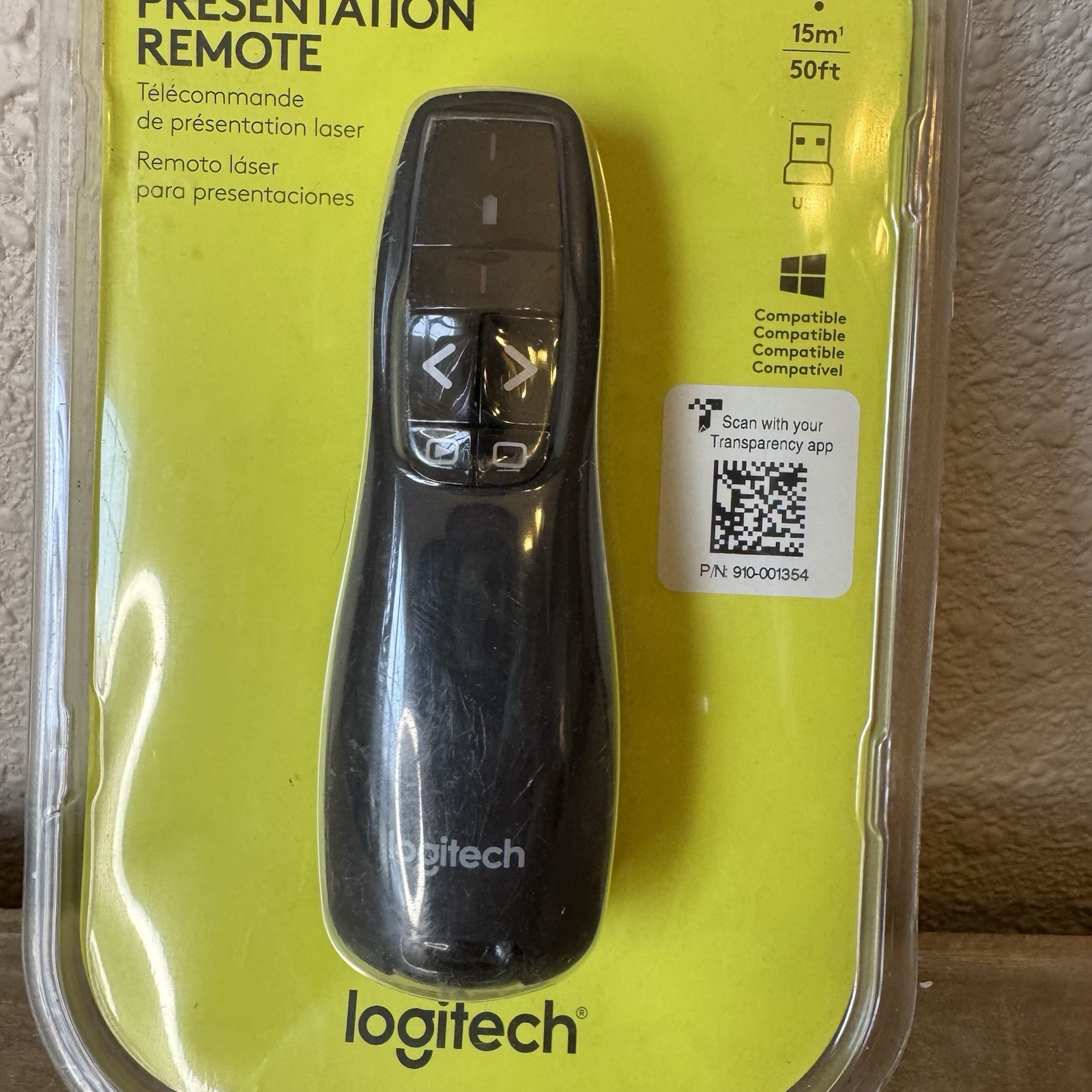Logitech R400 Laser Presentation Remote NIB