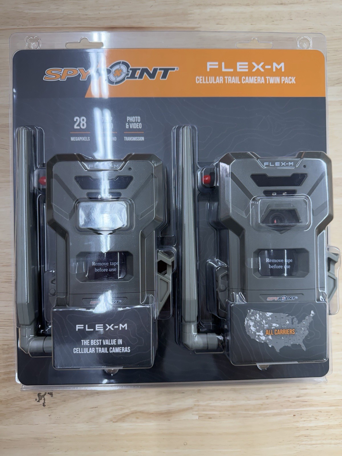 Spypoint Flex-M Cellular Trail Camera Twin Pack HUNTING OUTDOOR VIDEO SECURITY