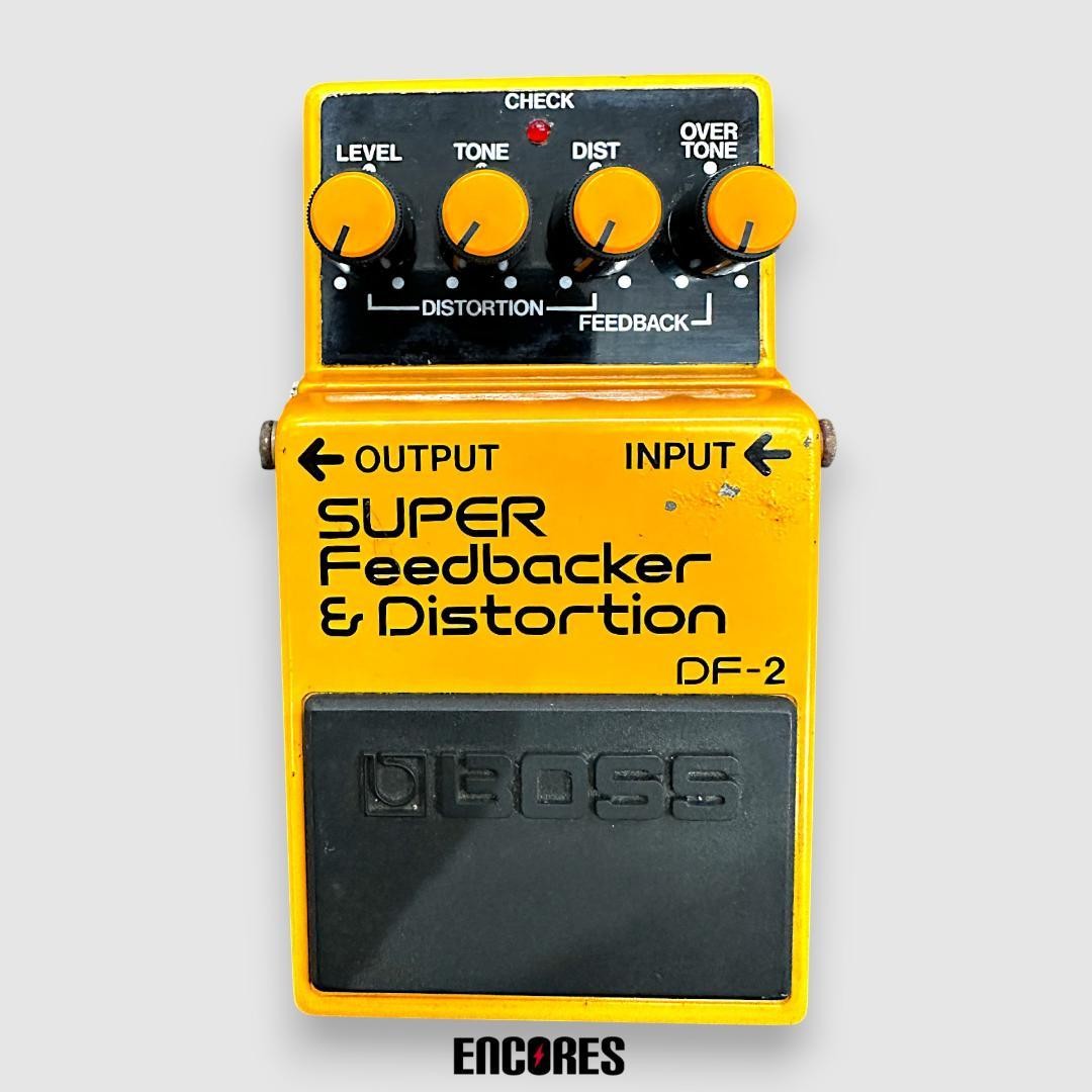 BOSS DF-2 Guitar Effect Pedal Super Feedbacker Distortion Tested Used
