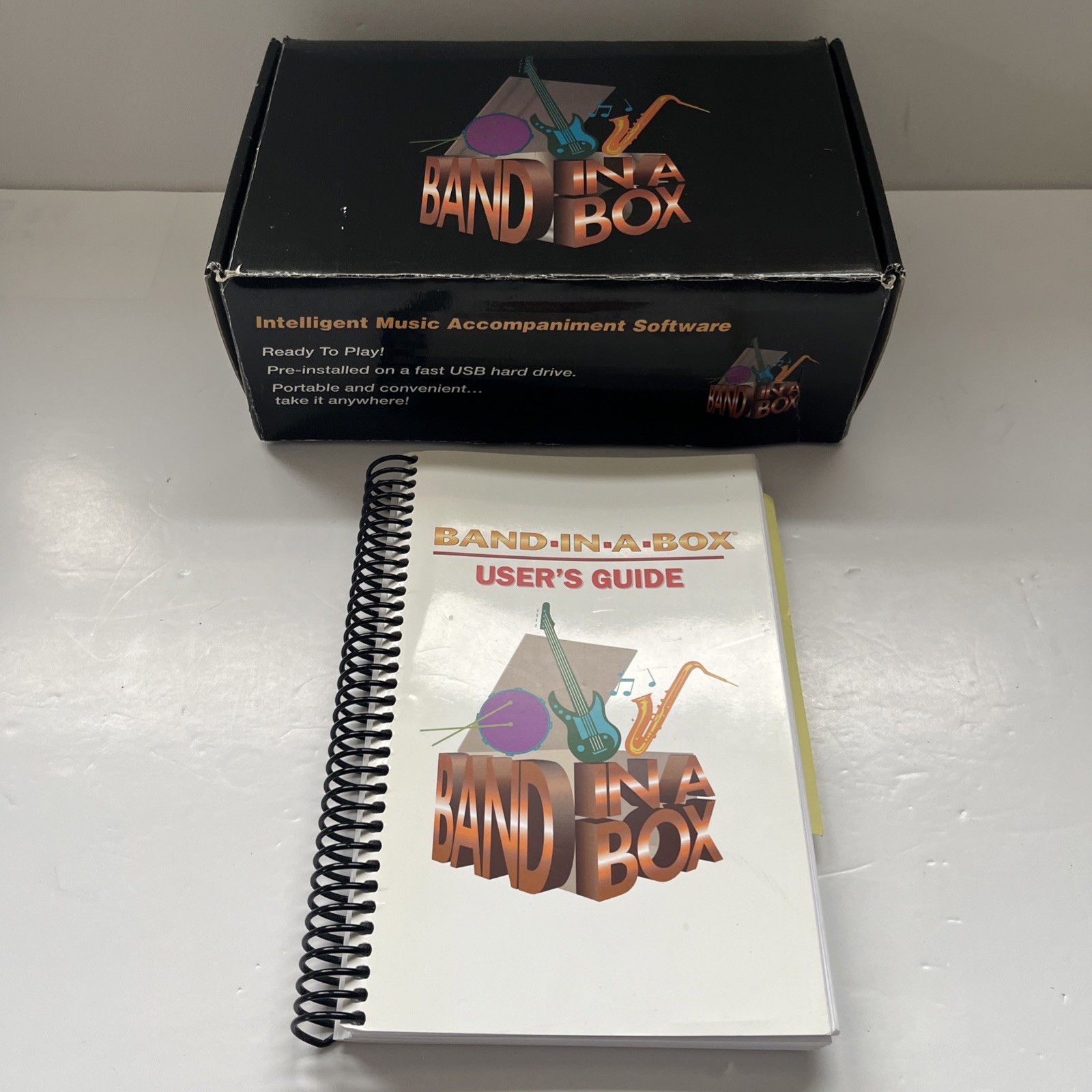 Band In A Box Hard Drive & Manual For Windows Music Accompaniment UltraPlusPak