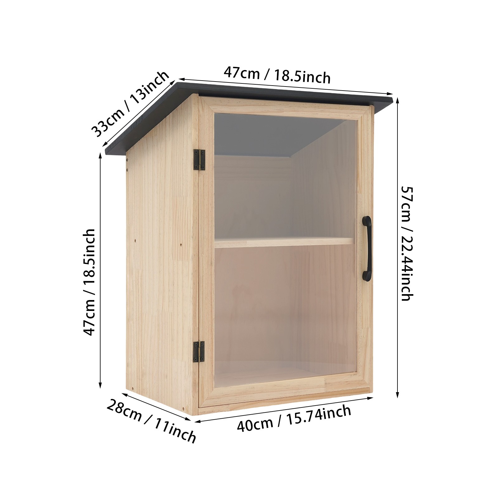 2-Tier Books Storage Box Newspapers Organizer Cabinet for Sharing