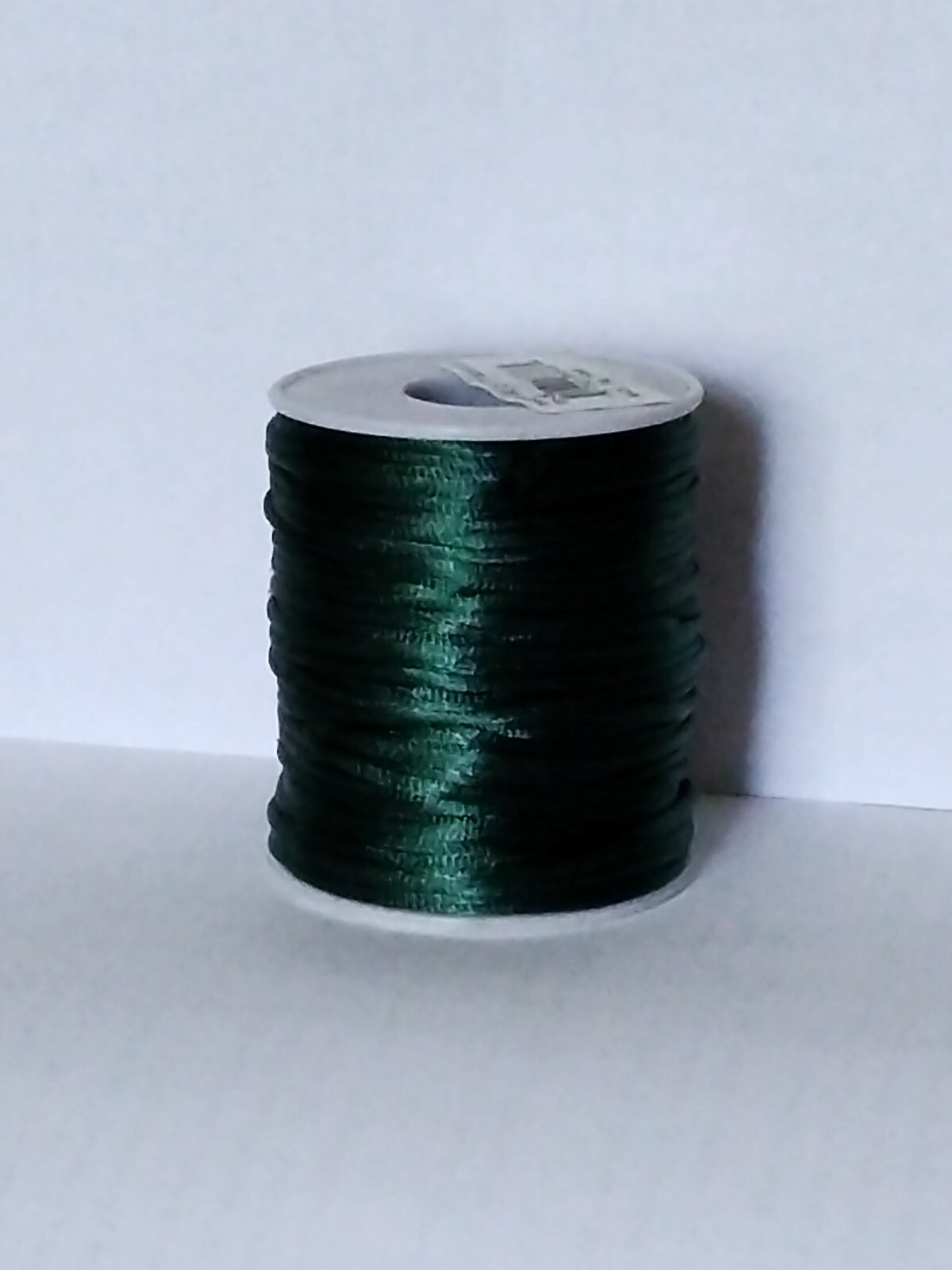 Satin Cord 2.5 Mm Hunter Green 40 Meter Spool