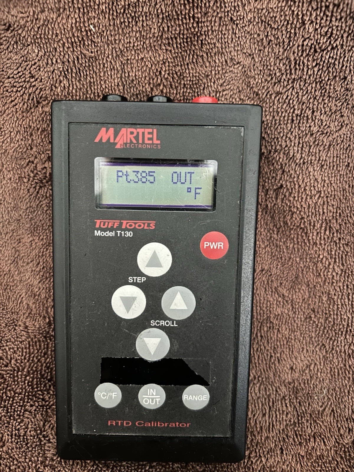 MARTEL TUFF TOOLS MODEL T130 RTD CALIBRATOR
