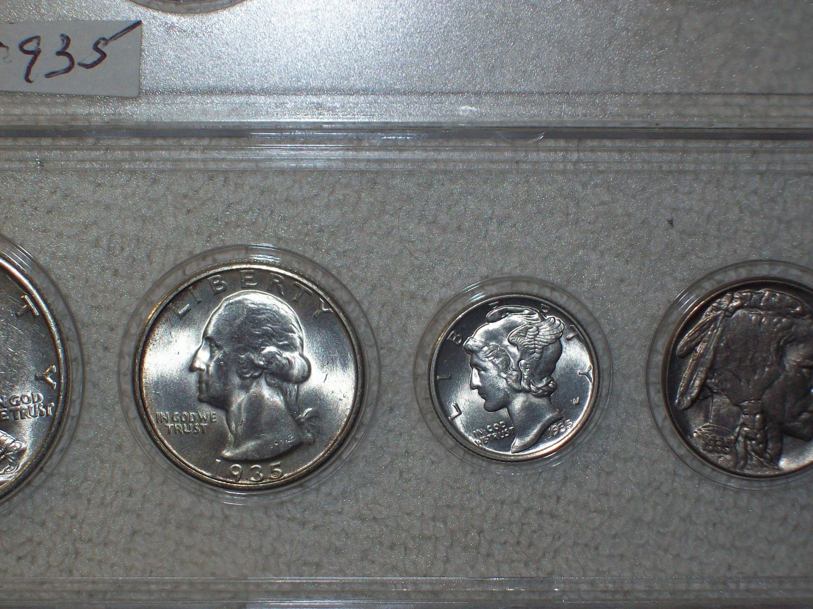 1935 MINT SET UNCIRCULATED 6 COIN PHILADELPHIA MINT