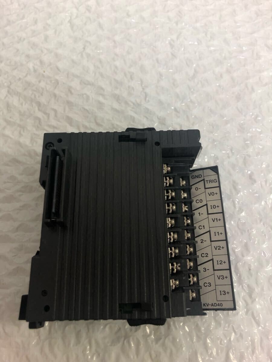 KEYENCE KV-AD40 Analog Input PLC Module w/ Warranty USED #5
