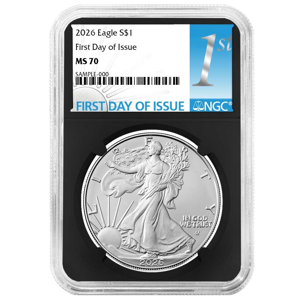 2026 $1 American Silver Eagle NGC MS70 FDI First Label Retro Core