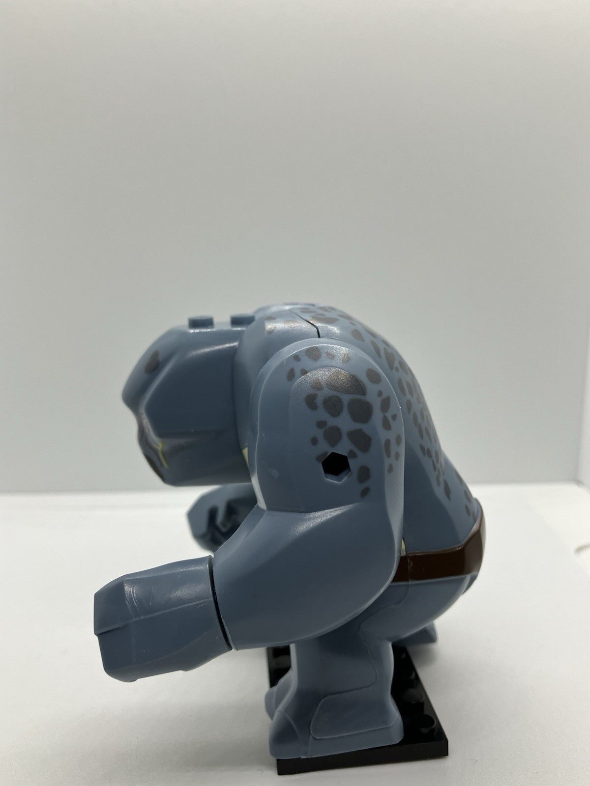 Armored Cave Troll With Sword Custom Building Block Figure