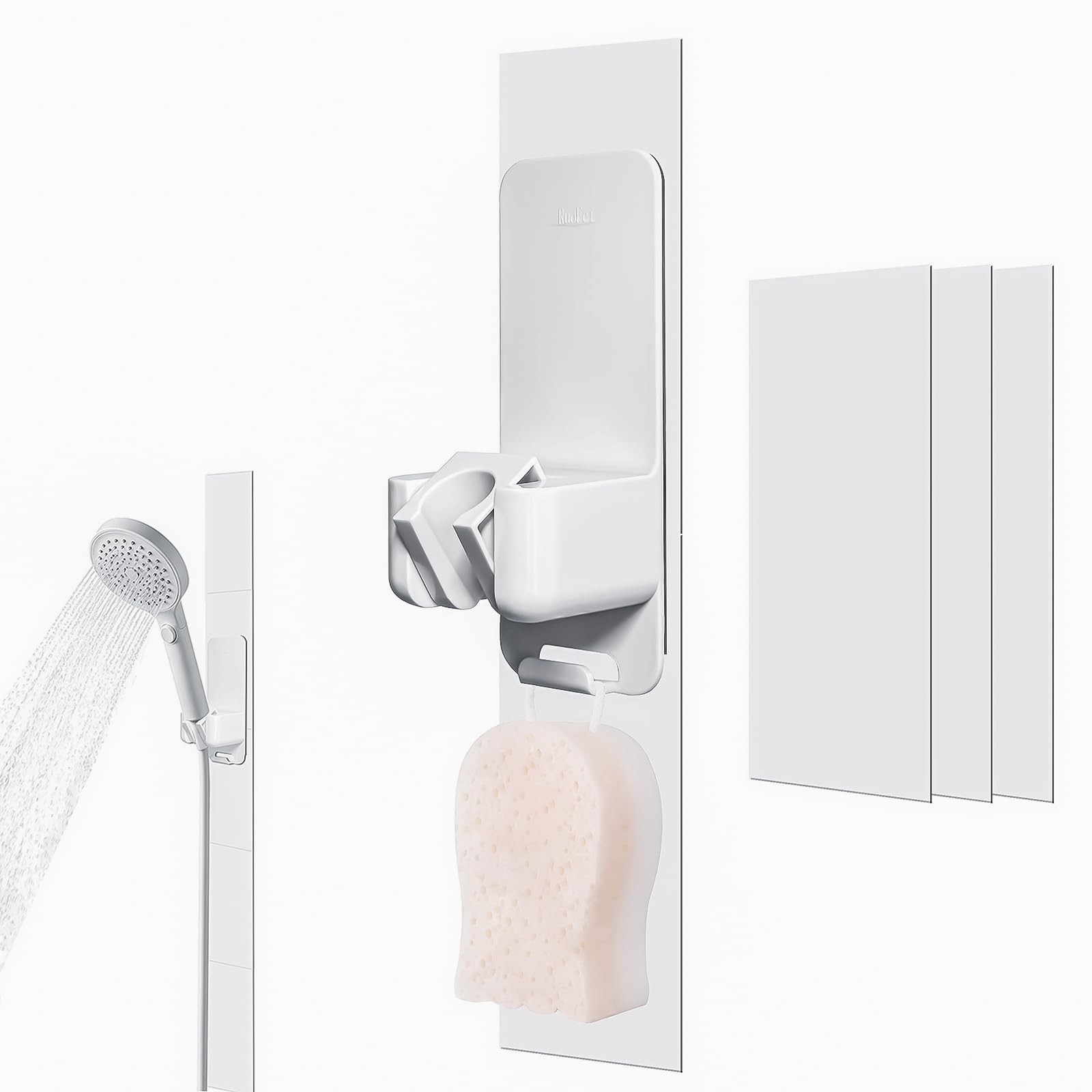 Modular Magnetic Handheld Shower Head Holder, 5-Section Customizable Sliding ...