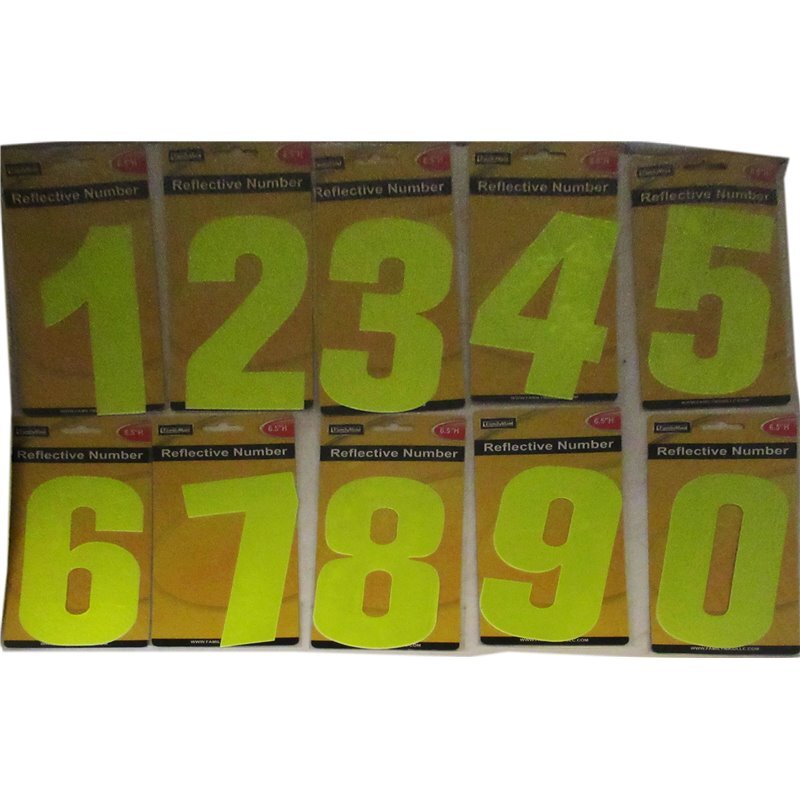 10/pk Multiple Propose 0-9 Reflective Numbers