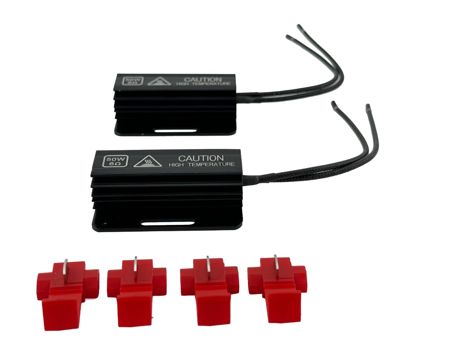 Rebaydo 2pcs LED Headlight Load Resistor 6 Ohm 50 Watt