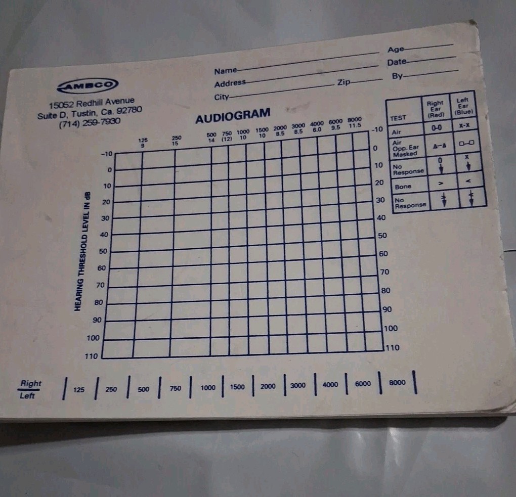 AMBCO 650A Screening Audiometer Tested (Wh2)