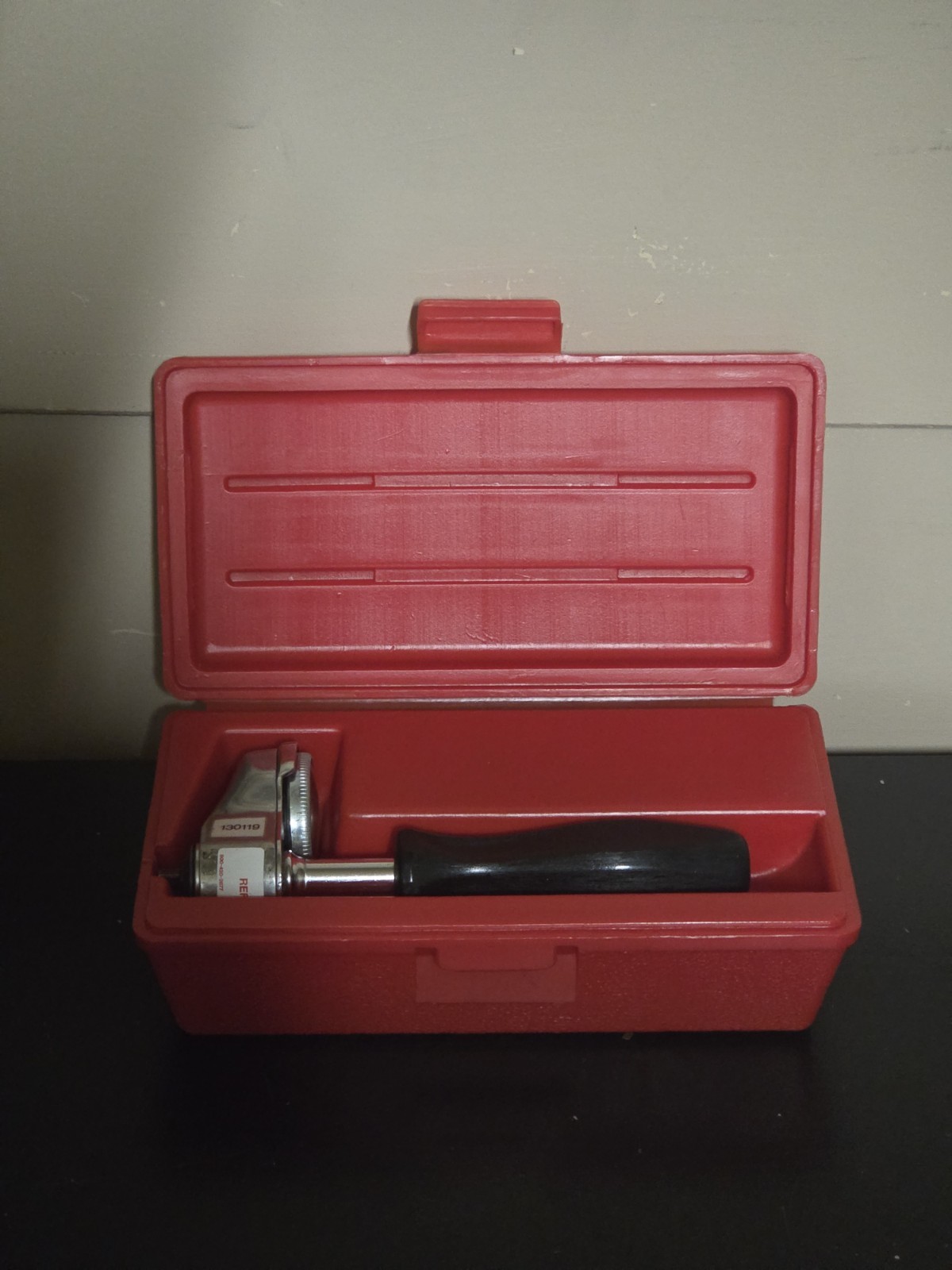 SNAP ON TQS1A DIAL TORQOMETER  TORQUE DRIVER WRENCH 1/4" DR w/ Case