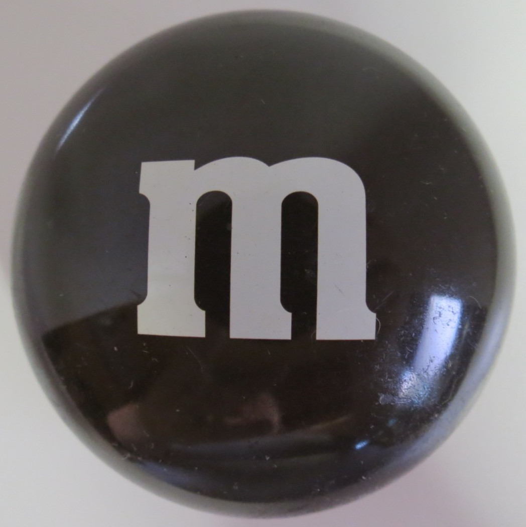 Vintage M&Ms Brown M&M 3" Metal Tin Opens in Half