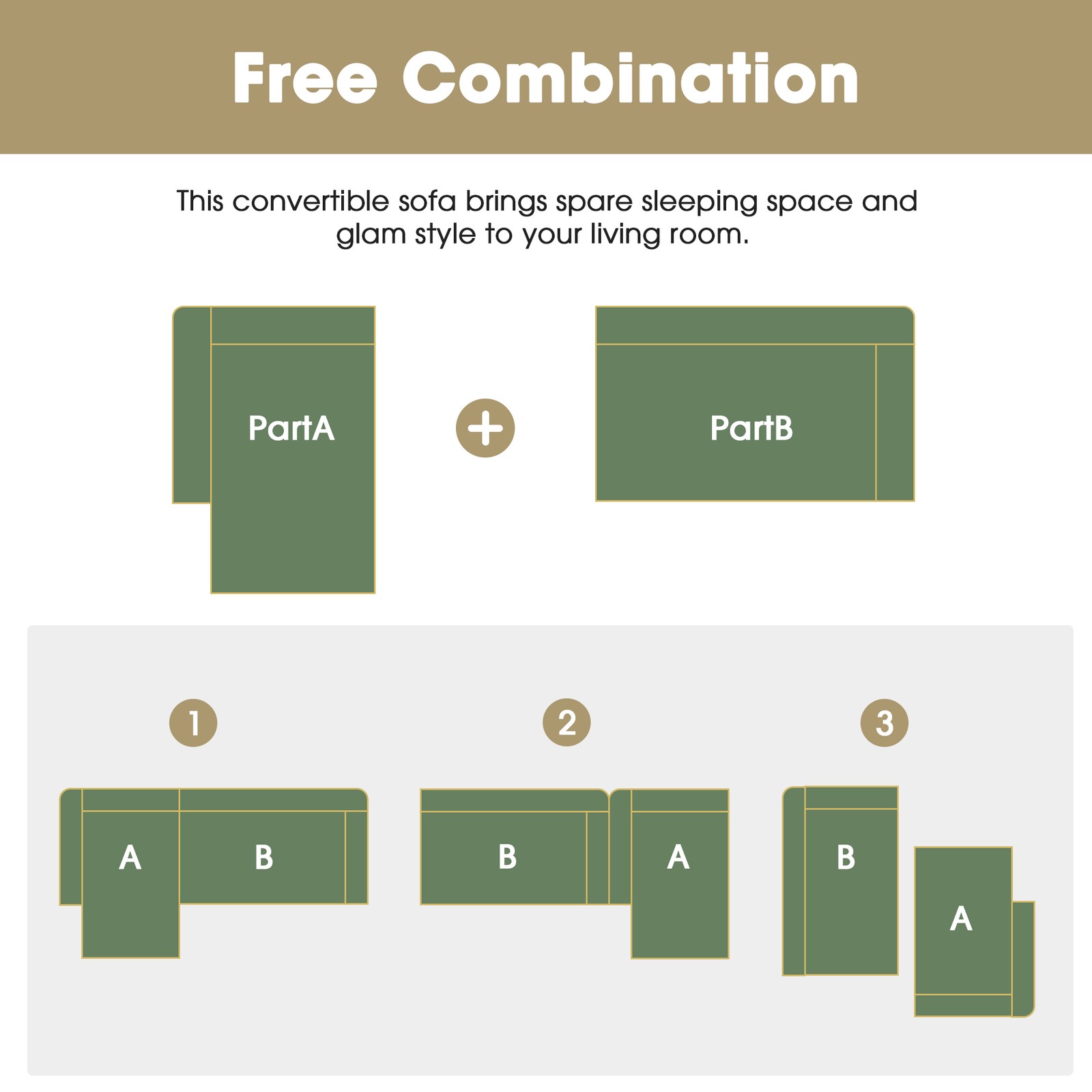 Modern minimalist compressed sofa cushions, free combination for 2 PCS