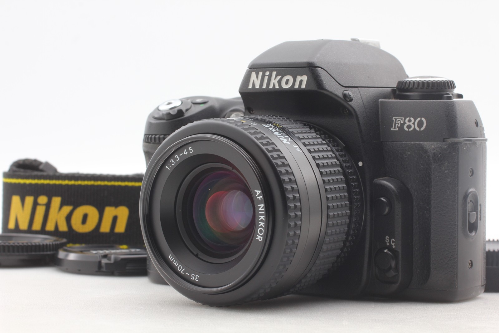 Tested [ MINT ] Nikon F80S F80 S Film Camera AF 35-70mm f3.3-4.5 Lens From JAPAN