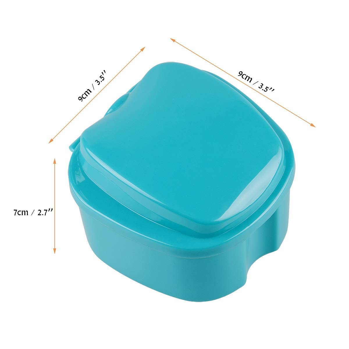 Denture Case, Denture Cup with Strainer, Denture Bath Box False Teeth Storage...