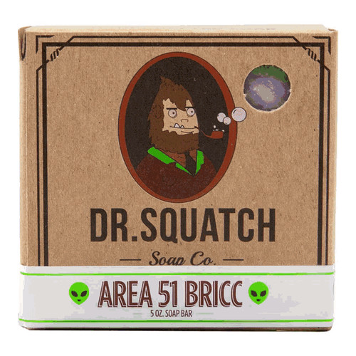 Dr. Squatch Area 51 Bricc Soap Bars 2 Pack Limited Edition Natural Men’s Soap