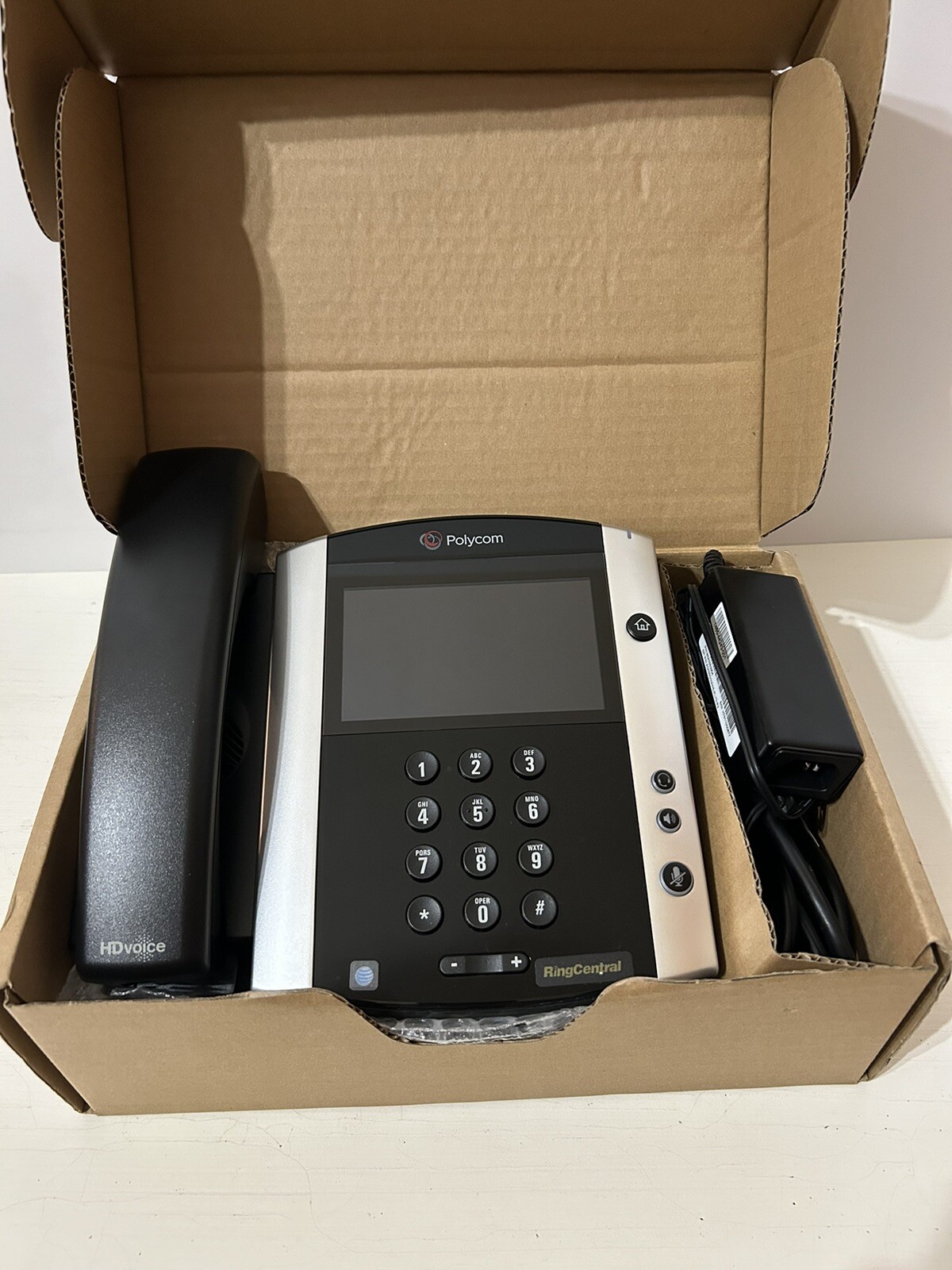 Polycom VVX 410 Business Media Phone (2201-46162-001), TESTED.