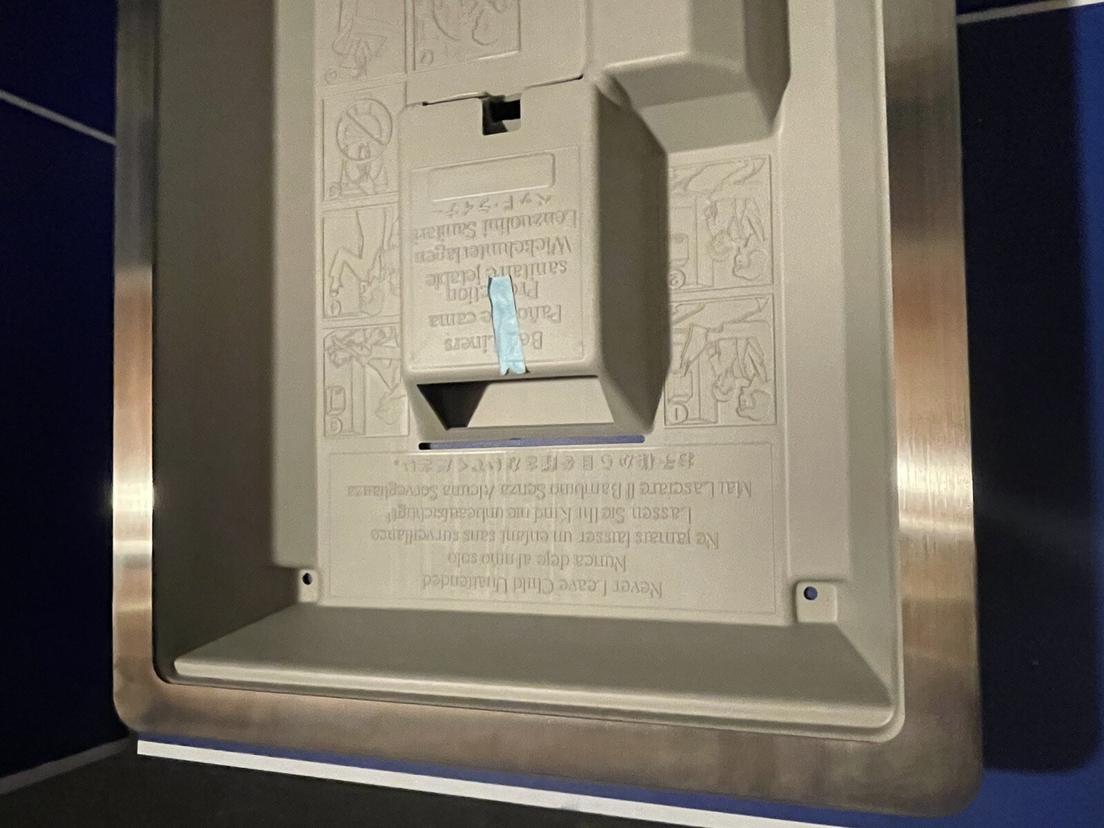 KOALA KARE KB111-SSWM Changing Station STAINLESS WALL MOUNT VERTICAL