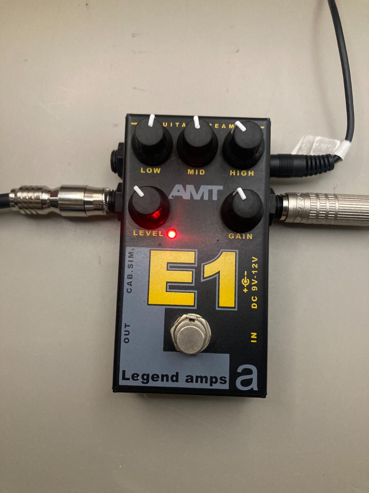 AMT Electronics Legend Amps Series E1 Distortion Guitar Effects Pedal