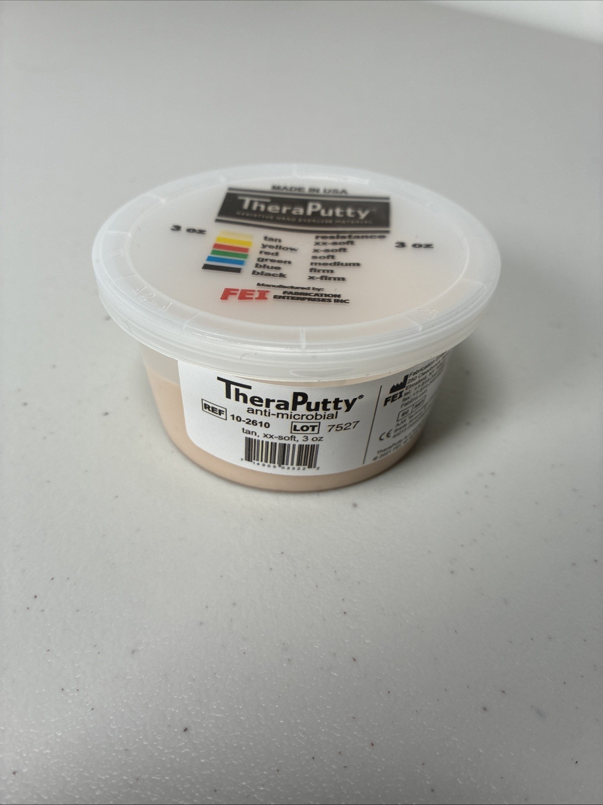Cando Theraputty Standard Hand Exercise Putty - 3 oz - Tan - XX-Soft