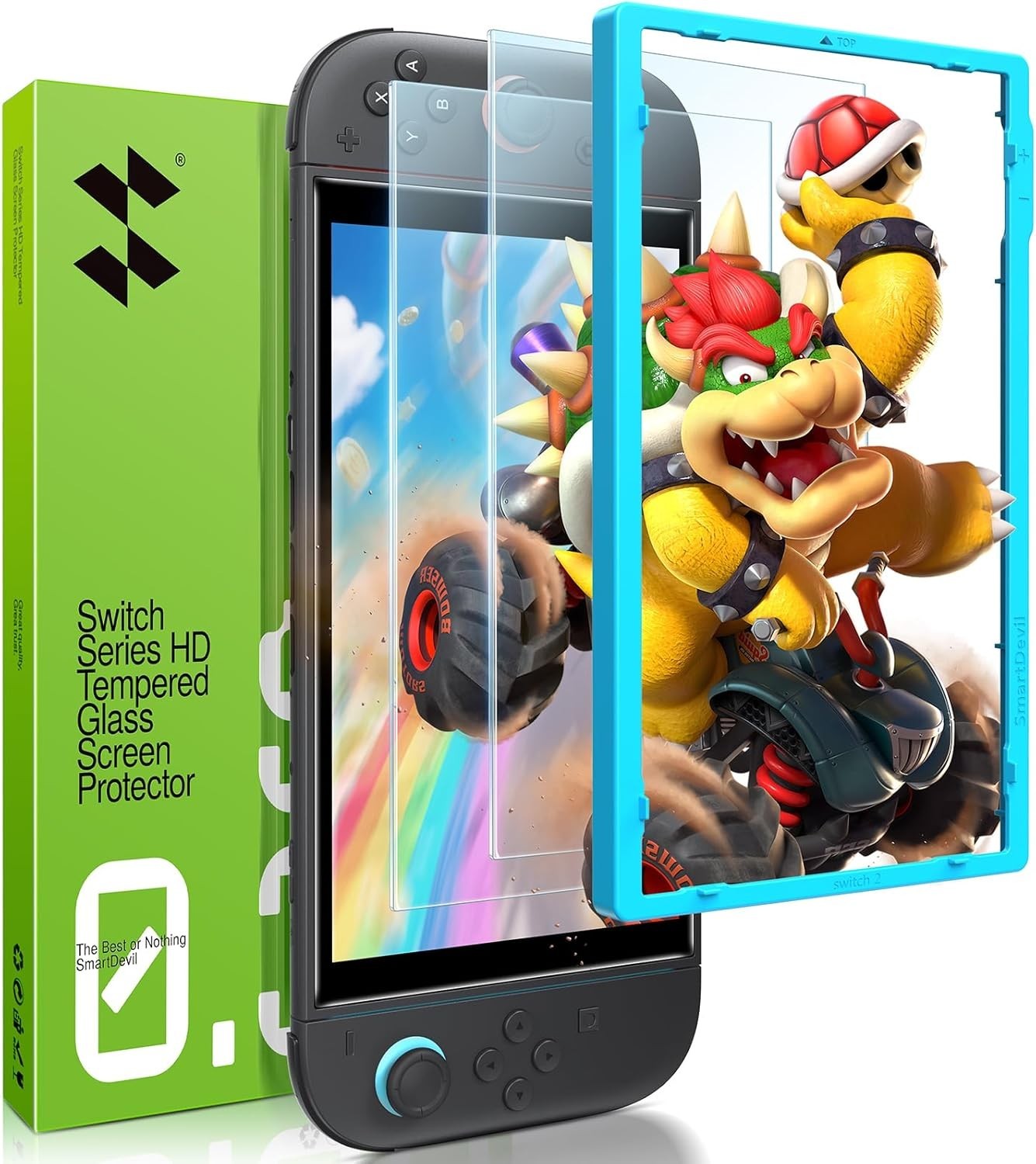 MARTDEVIL 2-Pack for Nintendo Switch 2 Screen Protector (2025 Model, 7.9 inch),