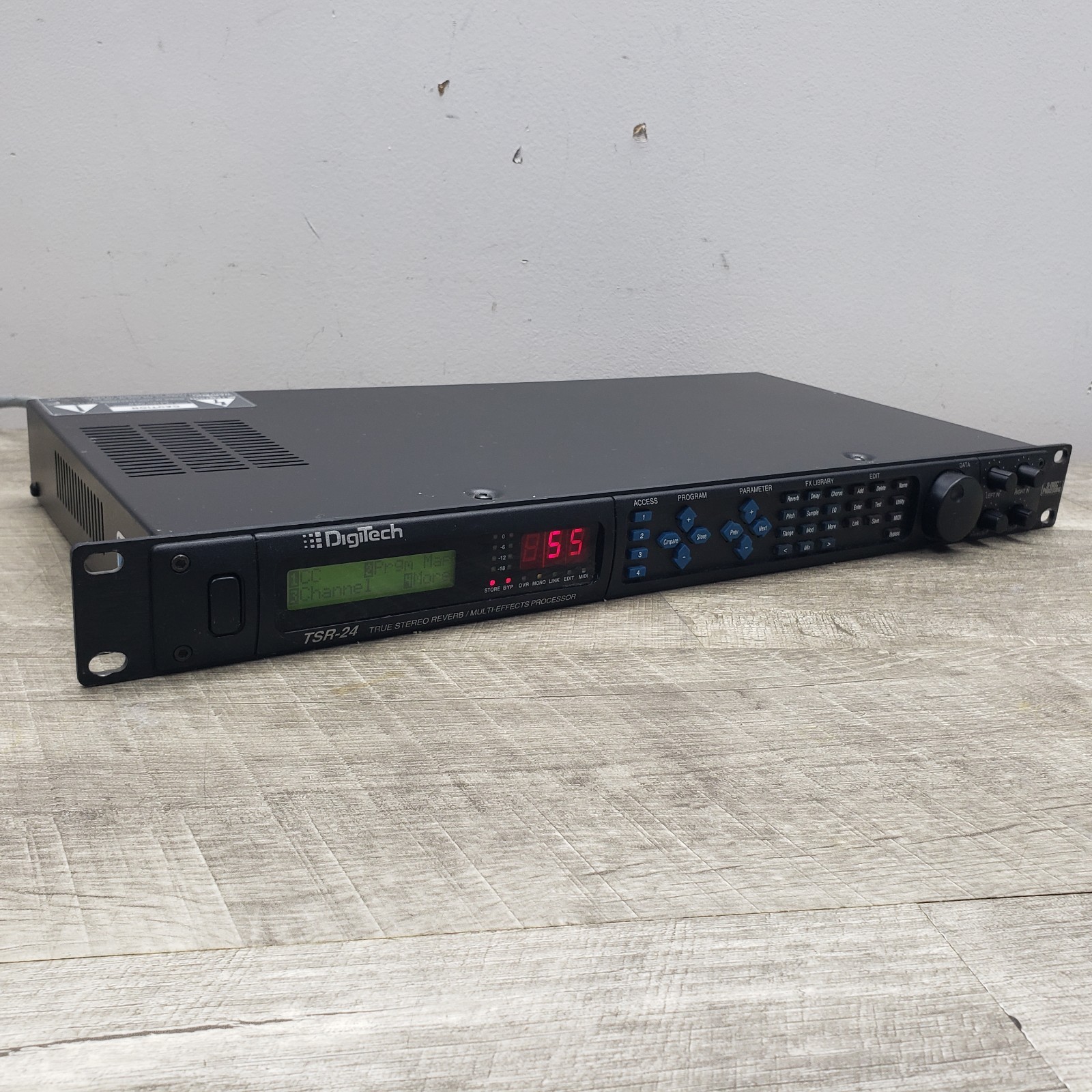 *Powers Up SEE VIDEO* Digitech TSR-24 Reverb/ Effects Processor *PARTS/REPAIR*