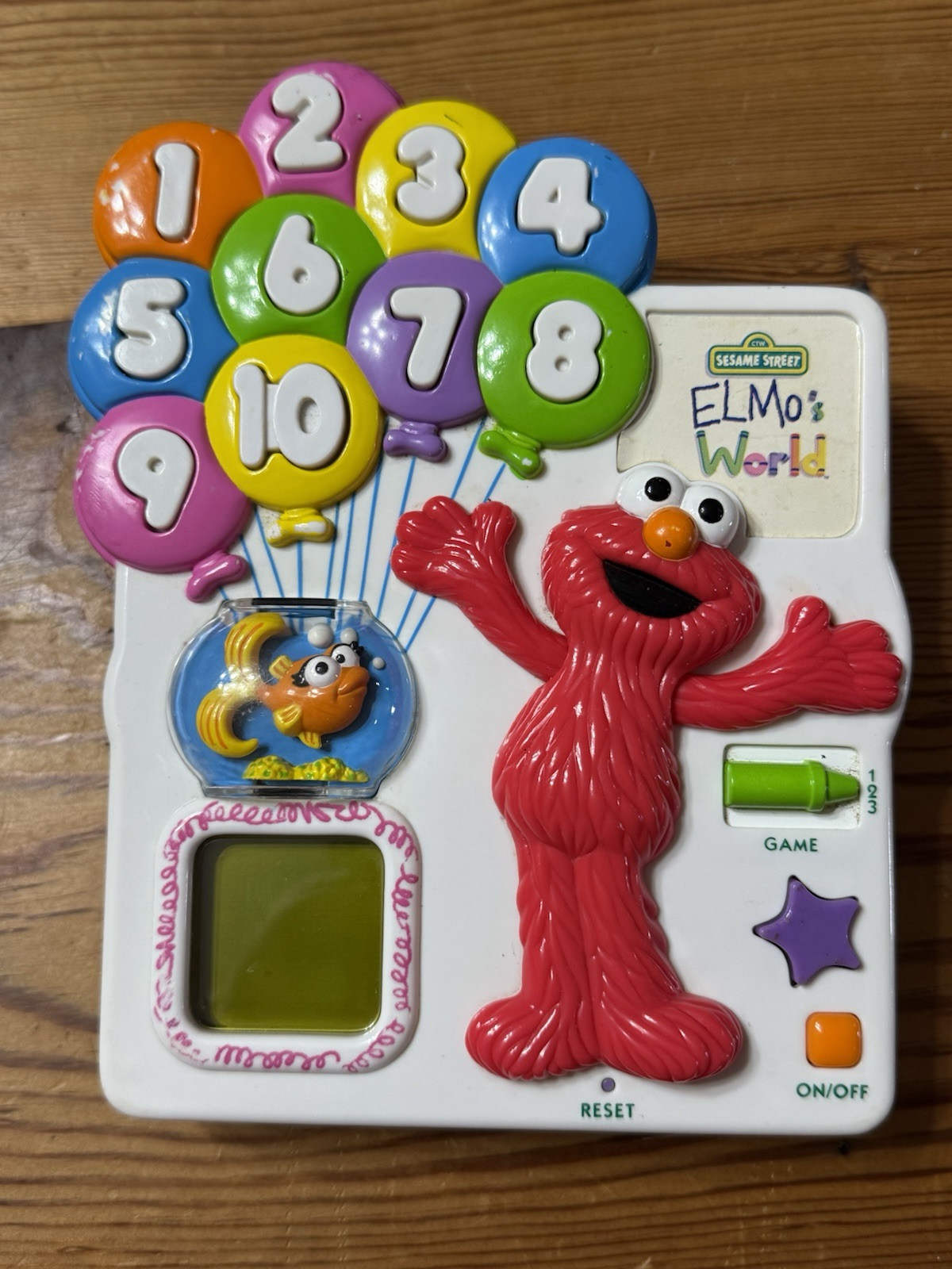 Vintage Elmo’s Count & Pop Electronic Balloon Game Tested/Works