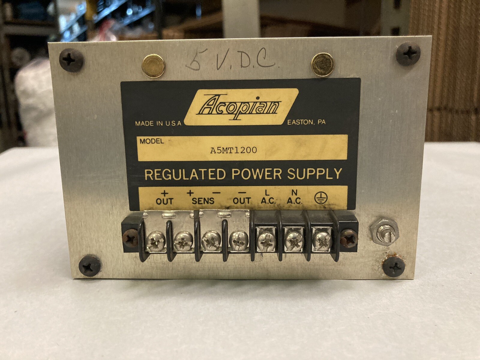 Acopian,A5MT1200,DC Power Supply