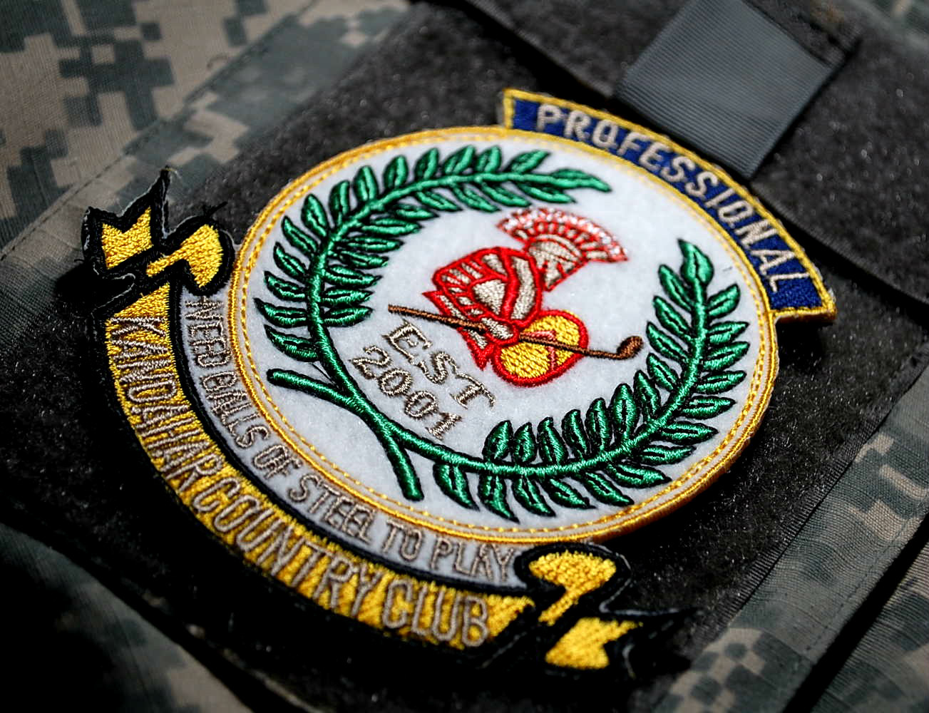 AFGHAN ANA TRAINING BORDER SECURITY MARSHALS EXPLOSIVES DETECTION K-9 EOD PATCH