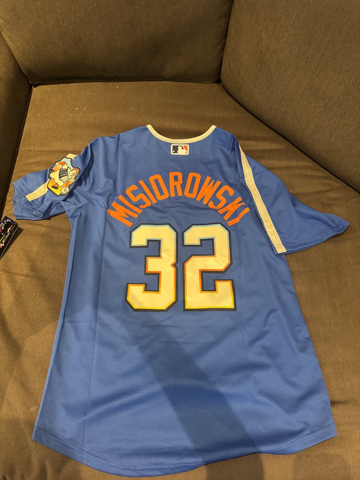 Jacob Misiorowski Milwaukee Brewers Wisco Alternate Mens Size Large