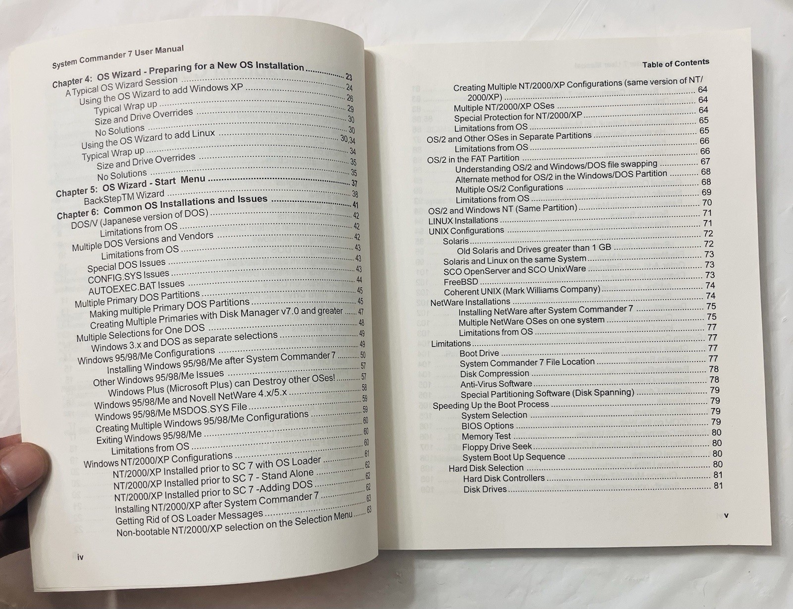 System Commander Version 7 User Manual VCOM Computing Guide Windows Linux (2001)