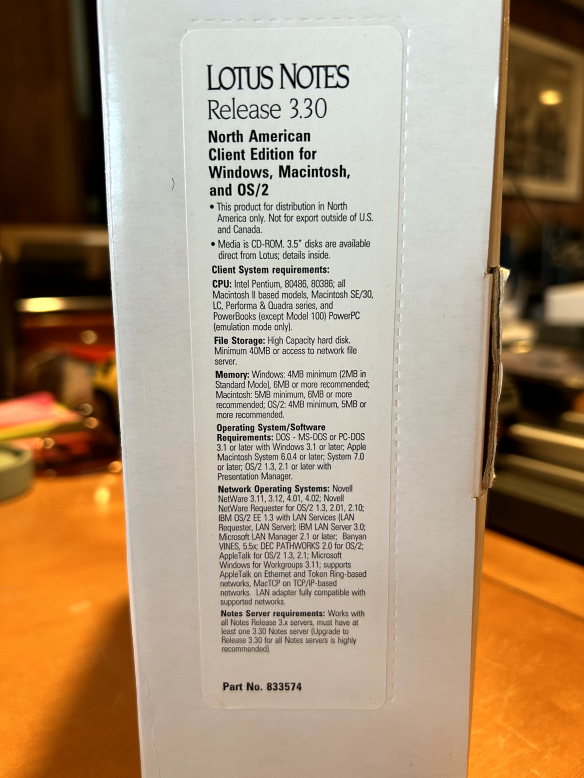Lotus notes 3.3 release Fall 1994 manuals. Notes CD not included.