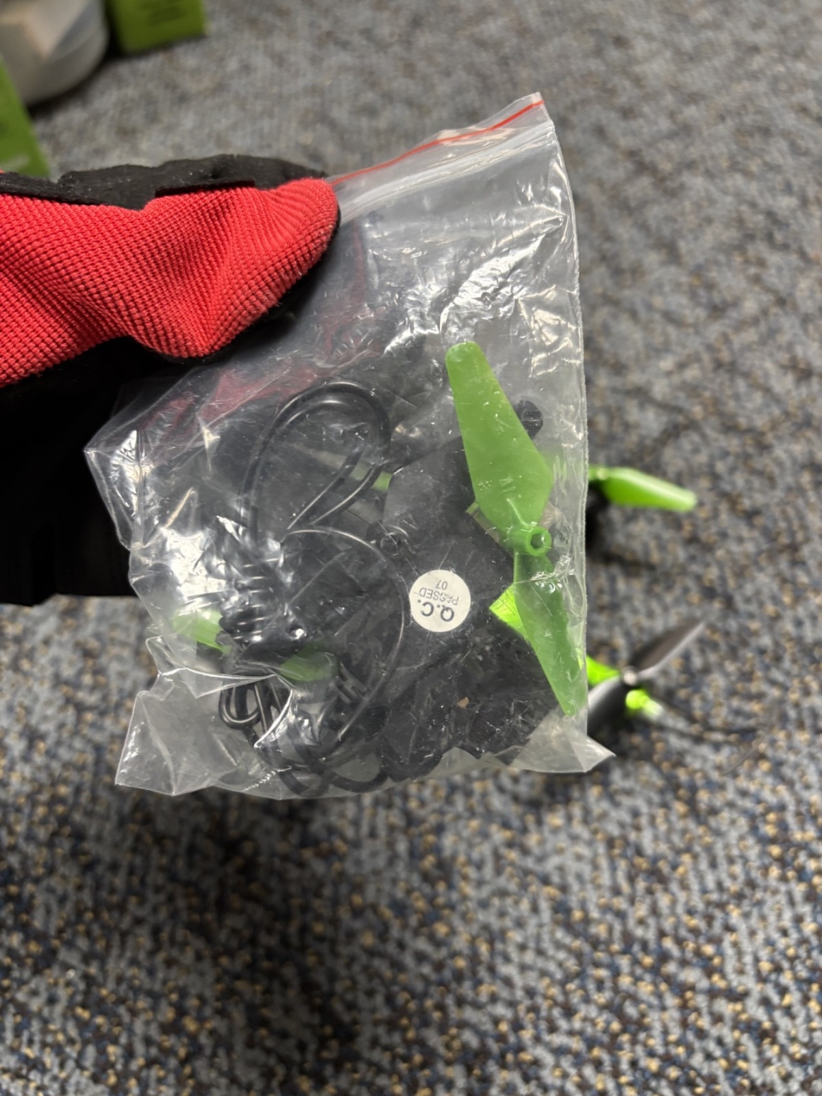 Green Toy Drone