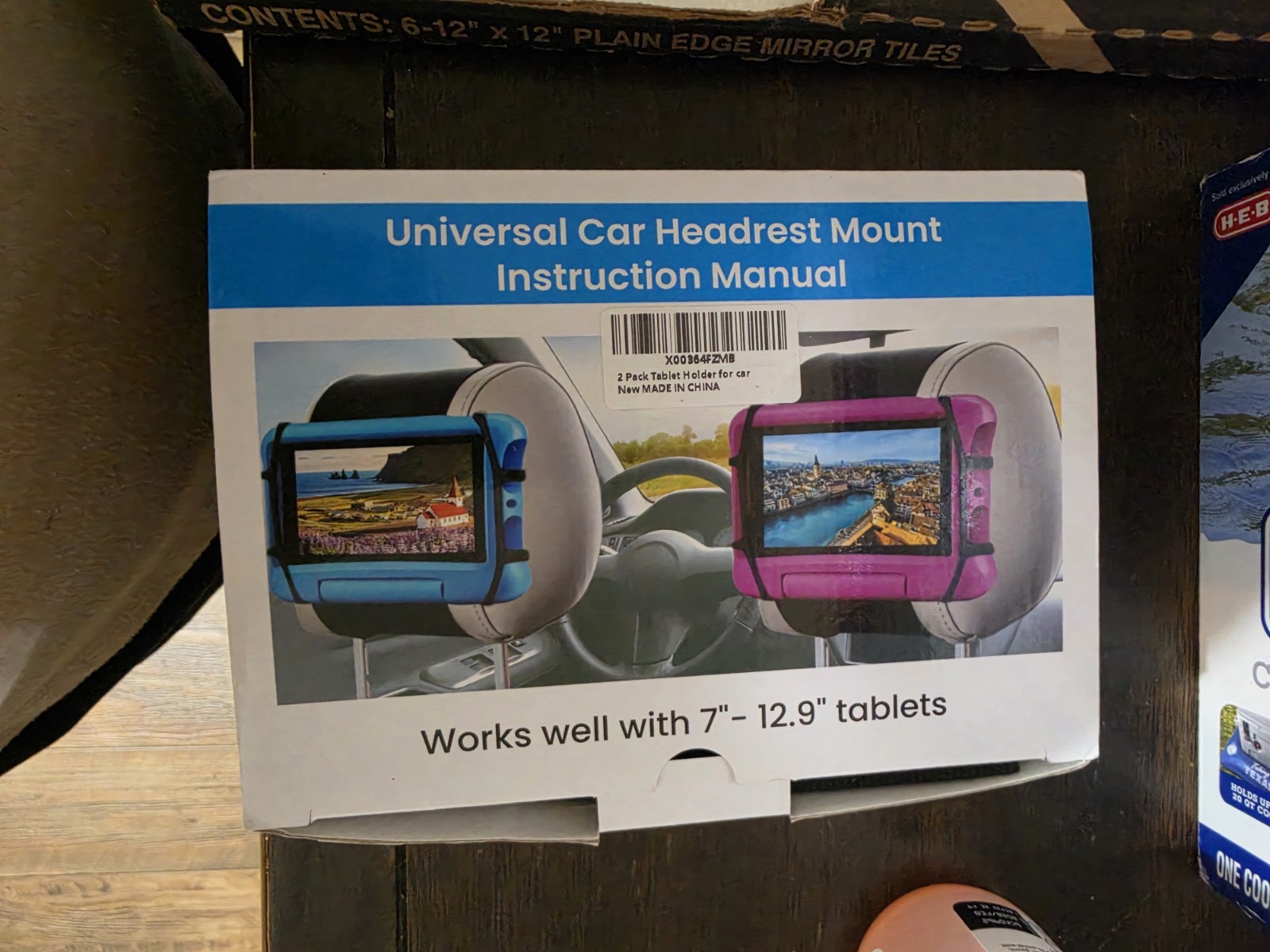 Universal Tablet Holders For Car Headrest 2 Pack Nwt