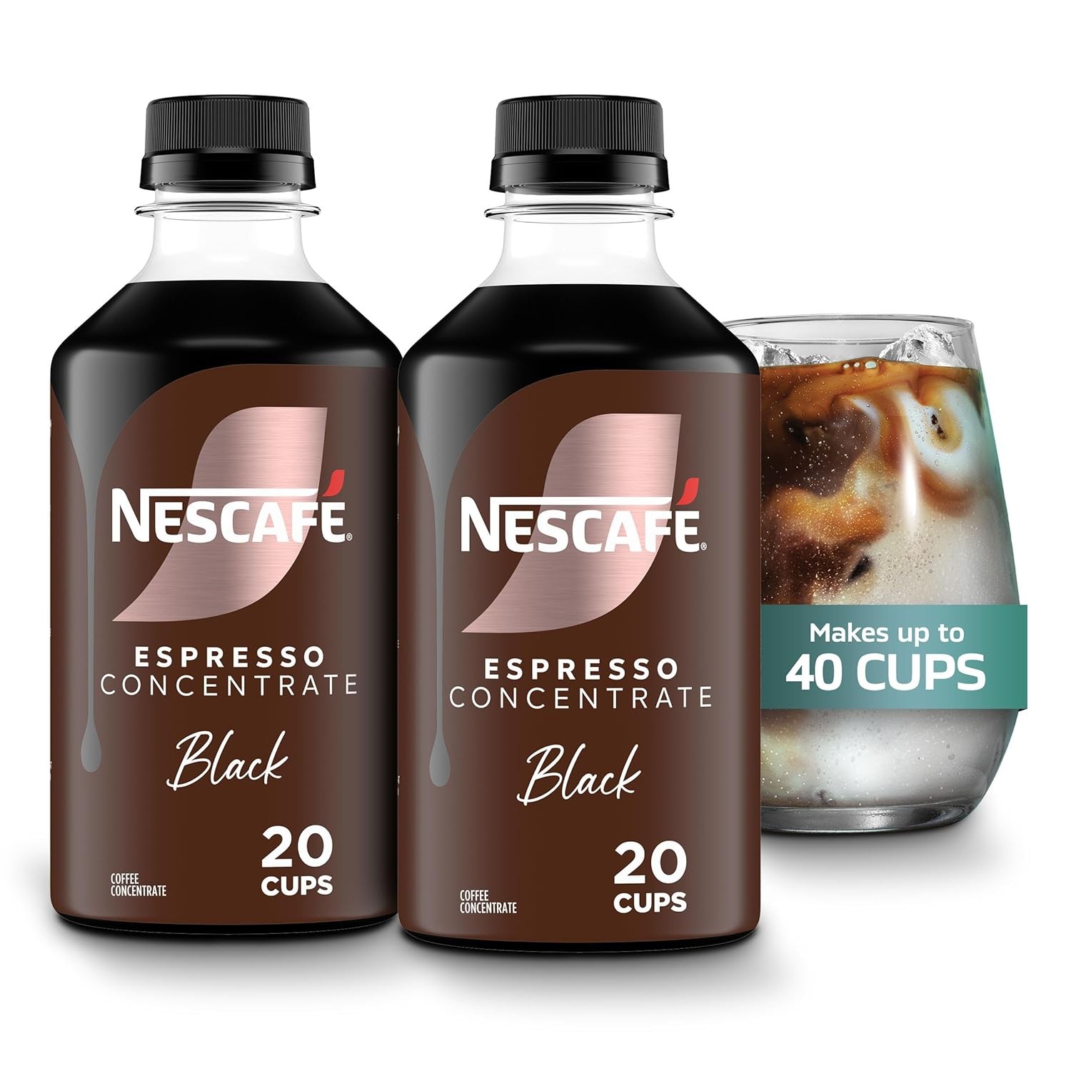 NESCAFÉ Espresso Concentrate Black, Instant Espresso Coffee Concentrate, Cold B