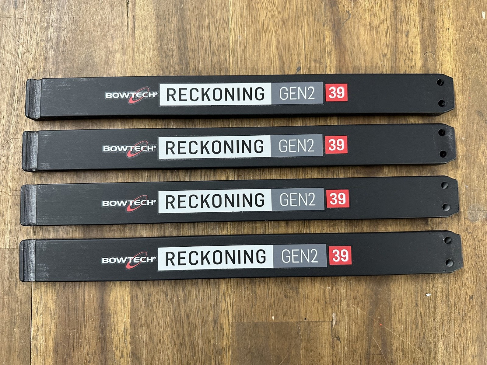 NEW Bowtech Reckoning 39 Gen 2 Bow Limbs – 50# Peak Weight – Med/Long Draw