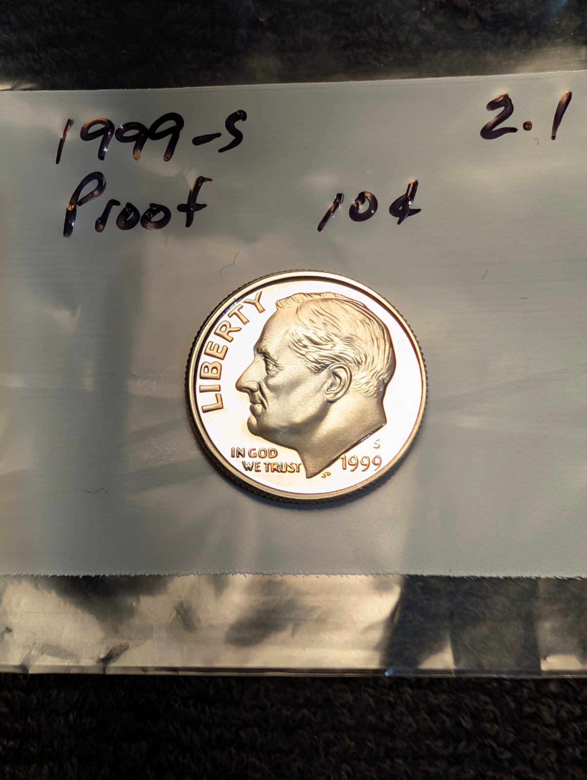 1999-S Proof Roosevelt Dime  ** From Proof Set **